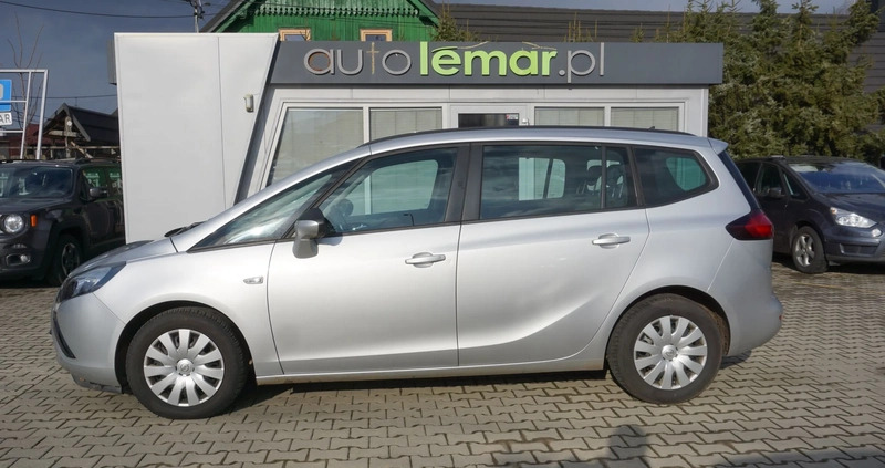 Opel Zafira cena 35500 przebieg: 152000, rok produkcji 2014 z Czerniejewo małe 497
